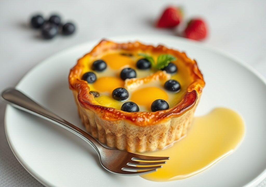 Clafoutis, AI-gegenereerde illustratie