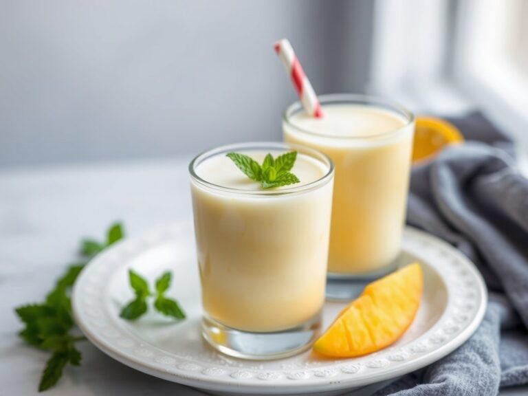 Cool Mango Lassi — AI-gegenereerde illustratie