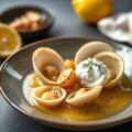 Coquilles in een Citroensaus