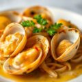 Coquilles met in Varkensvet Gesmoorde Snijbiet