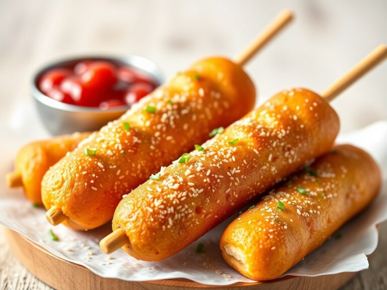 Corndogs — AI-gegenereerde illustratie