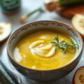Courgettesoep met prei