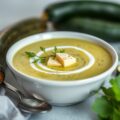 Courgettesoep met Roquefort