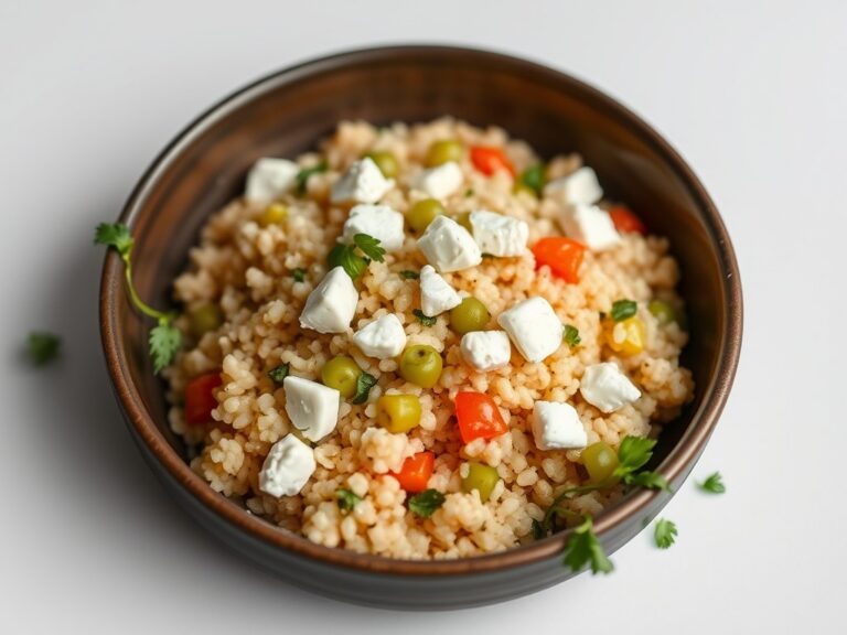 Couscous met Gedroogde Vijgen en Feta — AI-gegenereerde illustratie