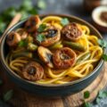 Curry met 3 B’s (Boontjes-Babymais-Beafstuk)