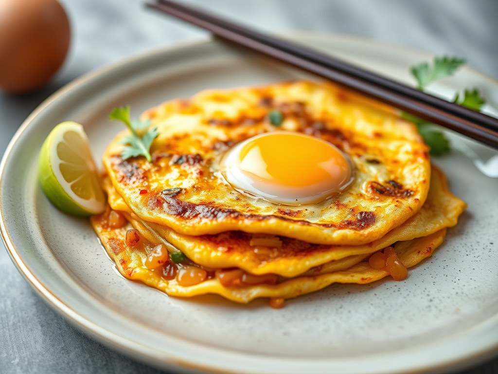 Dadar (=Omelet) Tahoe, AI-gegenereerde illustratie
