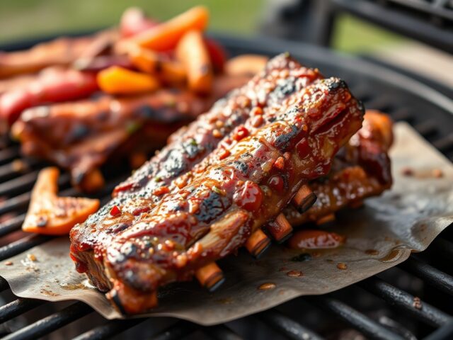 De beste spareribs — AI-gegenereerde illustratie