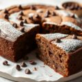 Decadente chocolate chips taart