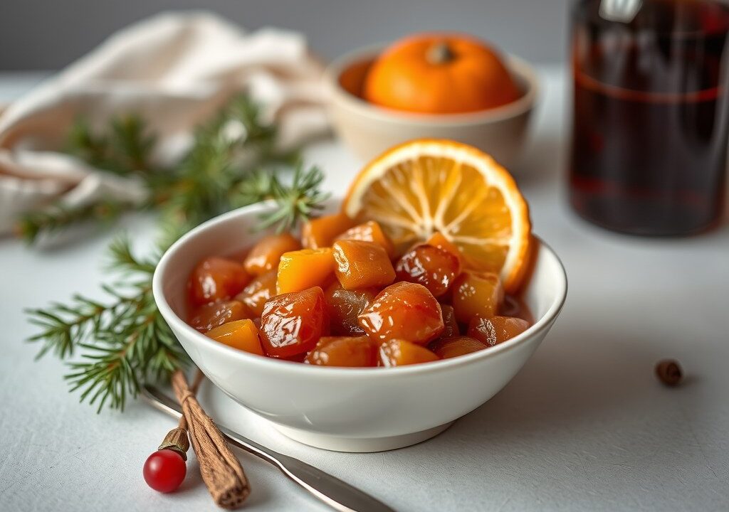 Deense kerstbowl — AI-gegenereerde illustratie