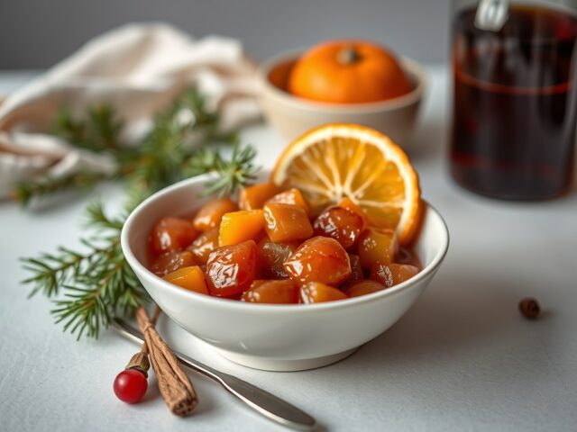 Deense kerstbowl — AI-gegenereerde illustratie