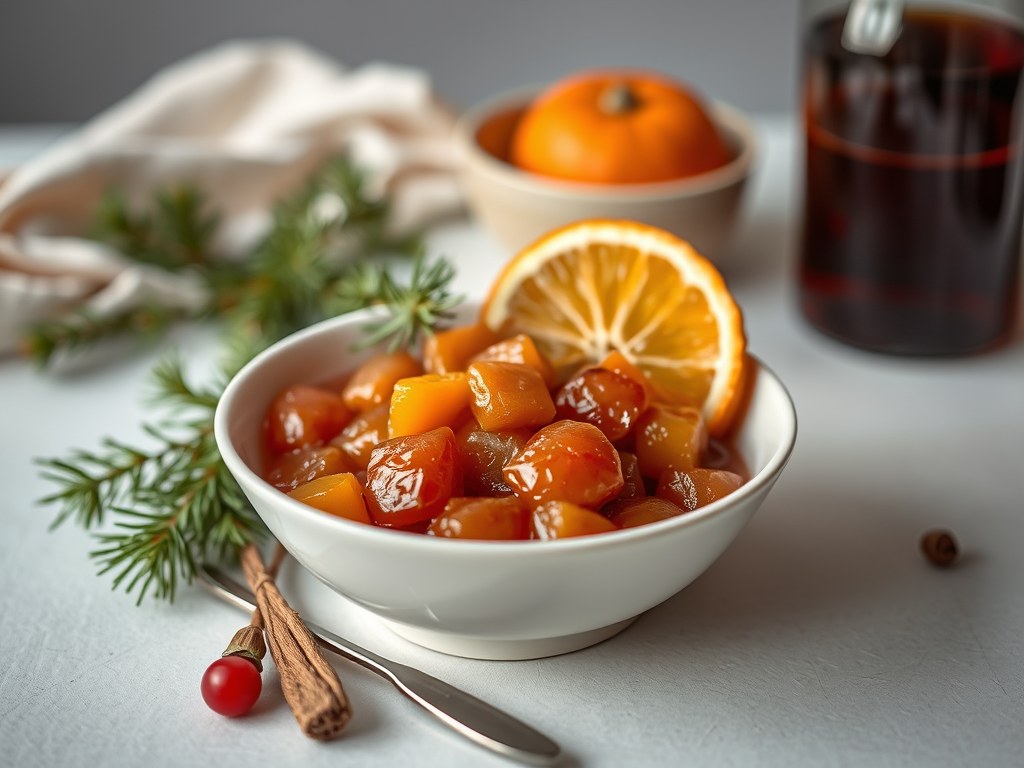 Deense kerstbowl, AI-gegenereerde illustratie