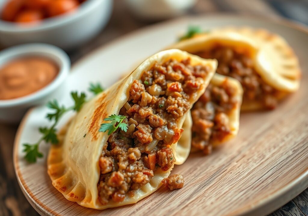 Empanadas met gehakt — AI-gegenereerde illustratie