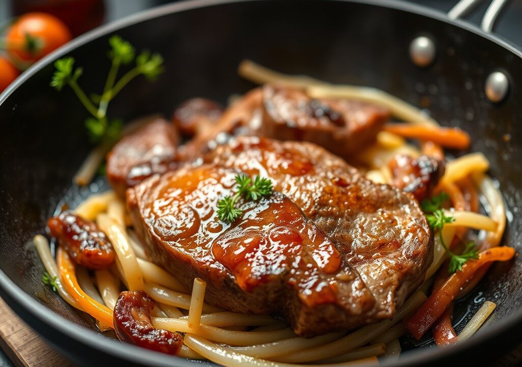 Entrecote – Ribeye Japans, AI-gegenereerde illustratie