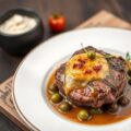 Entrecote in pepersaus