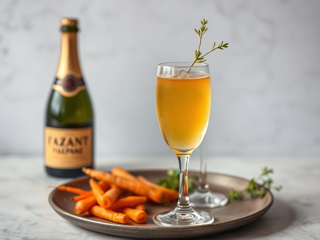 Fazant ‘Fine Champagne’, AI-gegenereerde illustratie