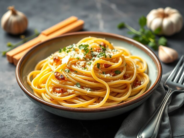 Fettucine — AI-gegenereerde illustratie