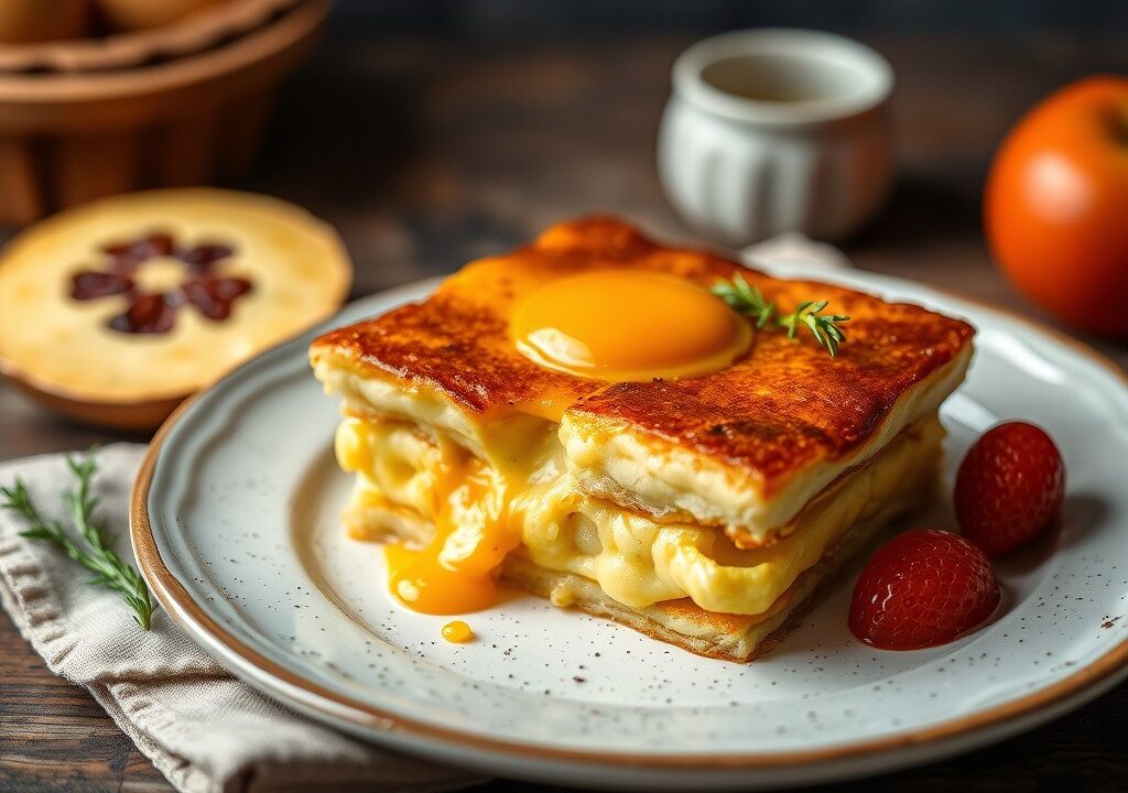 Flan Brésilienne — AI-gegenereerde illustratie