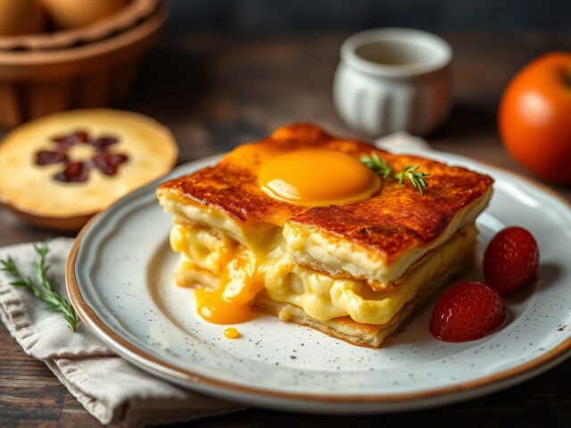 Flan Brésilienne — AI-gegenereerde illustratie