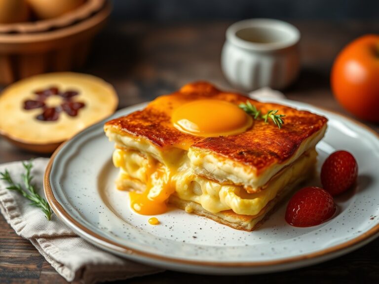 Flan Brésilienne — AI-gegenereerde illustratie