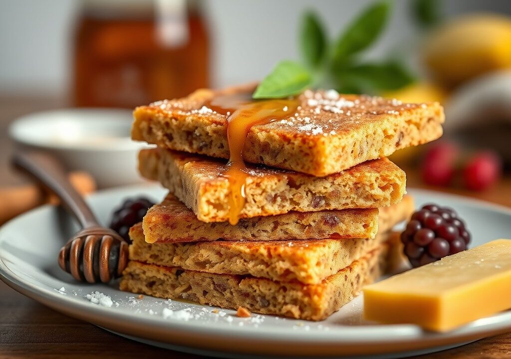 Flapjacks, AI-gegenereerde illustratie