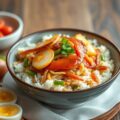 Foe Yong Hai met rijst en saus