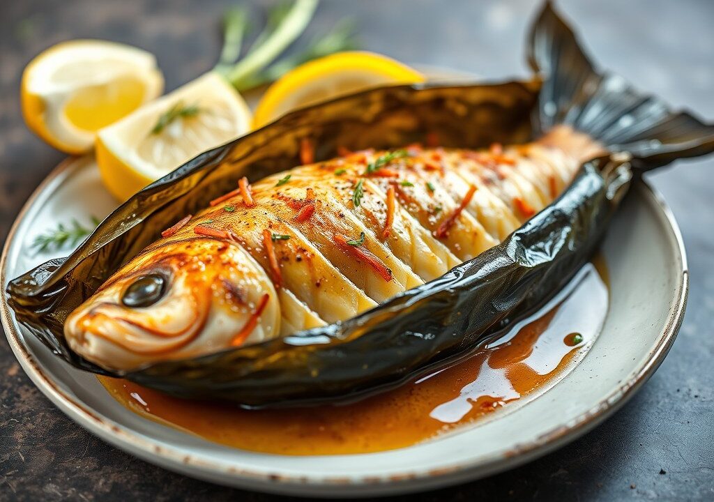 Forel in folie — AI-gegenereerde illustratie