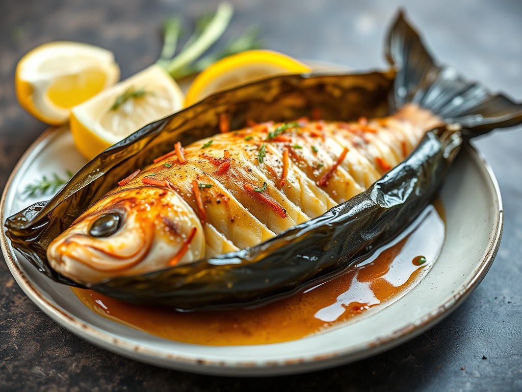 Forel in folie, AI-gegenereerde illustratie