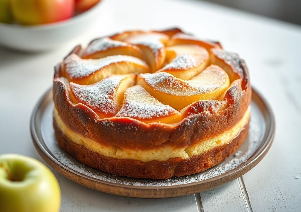 Franse appeltaart — AI-gegenereerde illustratie