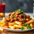Friet bolognese