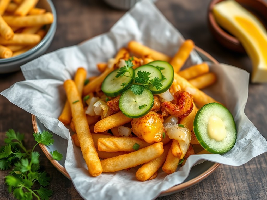 Frietje alla niek, AI-gegenereerde illustratie