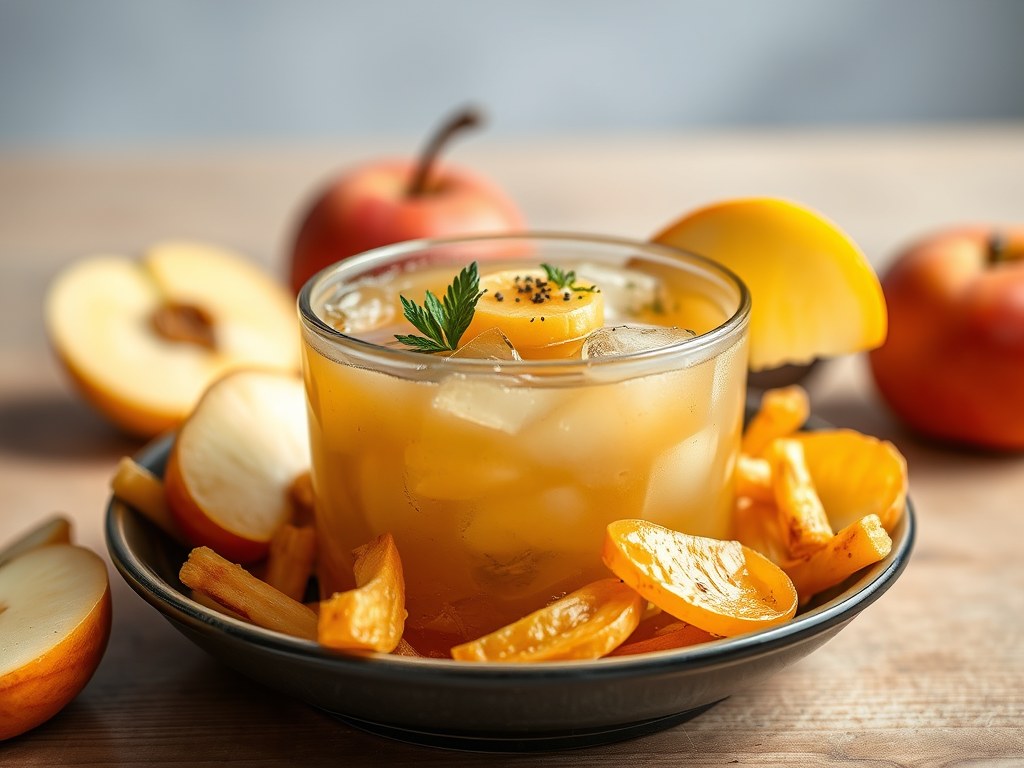 Frisse zomer drank, AI-gegenereerde illustratie