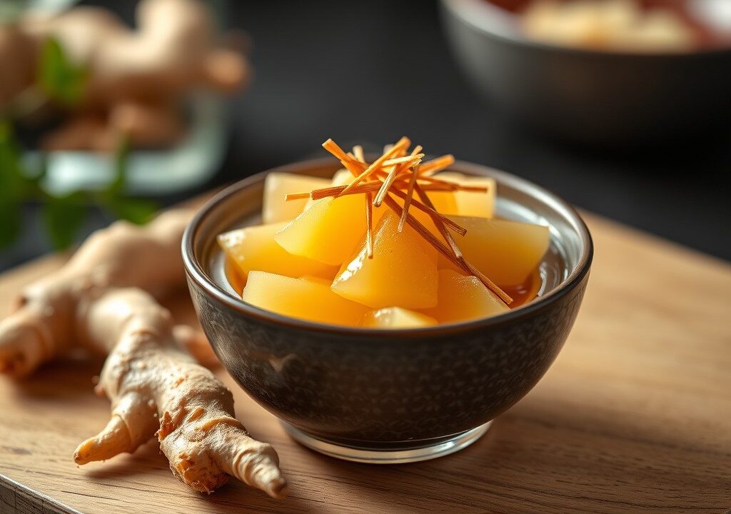 Gari (Japanse ingemaakte gember) — AI-gegenereerde illustratie
