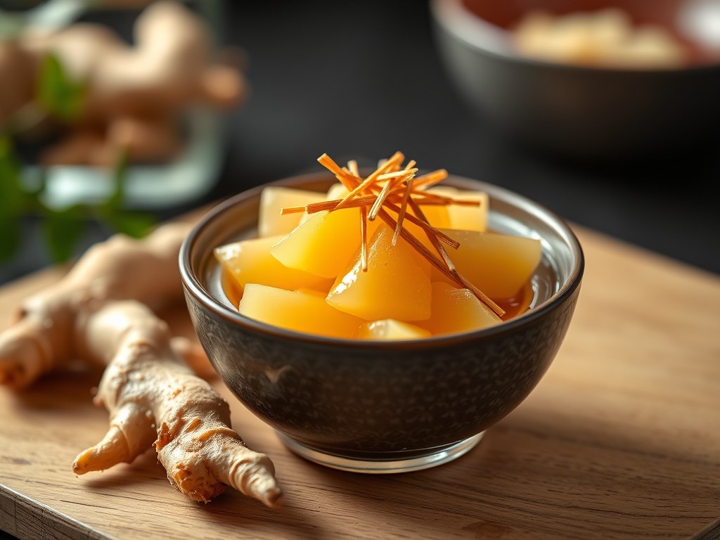Gari (Japanse ingemaakte gember), AI-gegenereerde illustratie