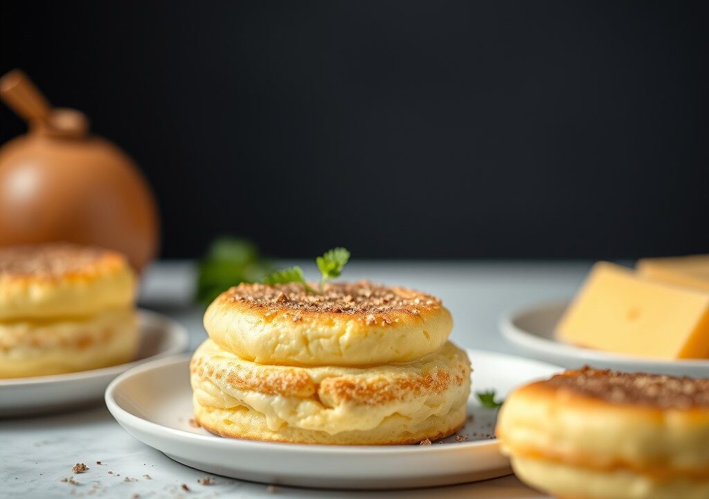 Garnaalsoufflé — AI-gegenereerde illustratie
