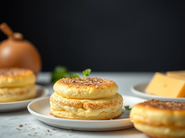 Garnaalsoufflé — AI-gegenereerde illustratie