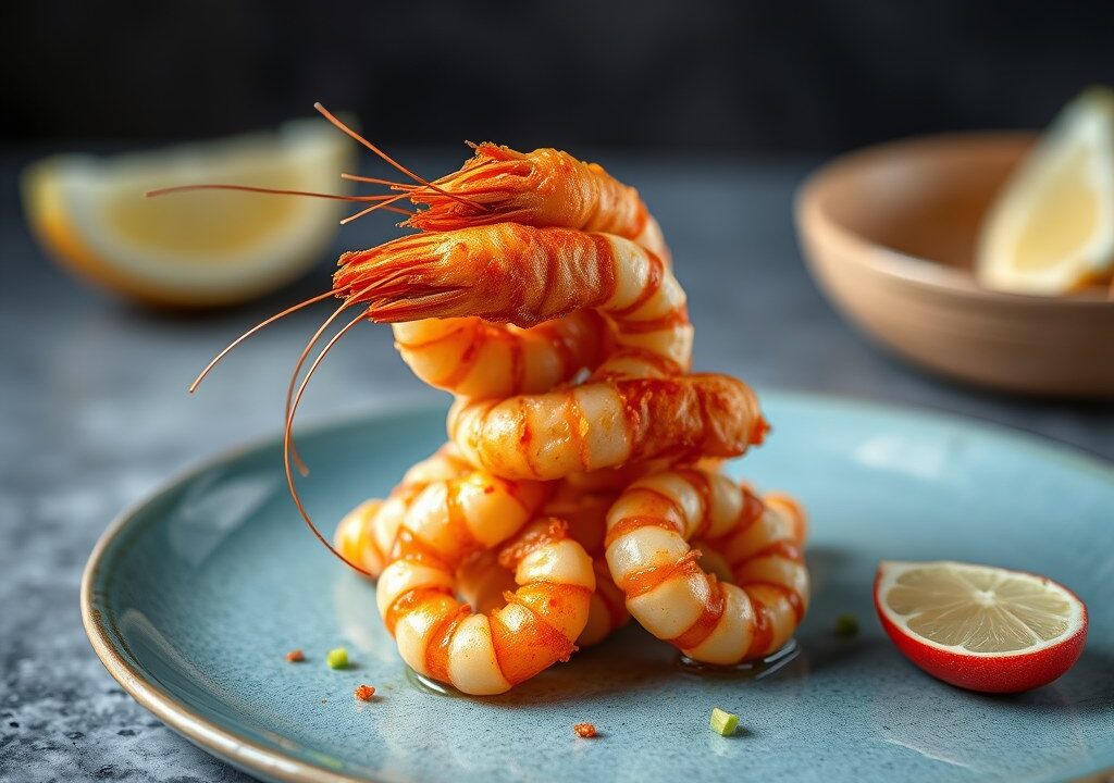 Gebakken Scampi’s — AI-gegenereerde illustratie