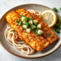 Gebakken Vis alla Milanese met Komkommer Salsa