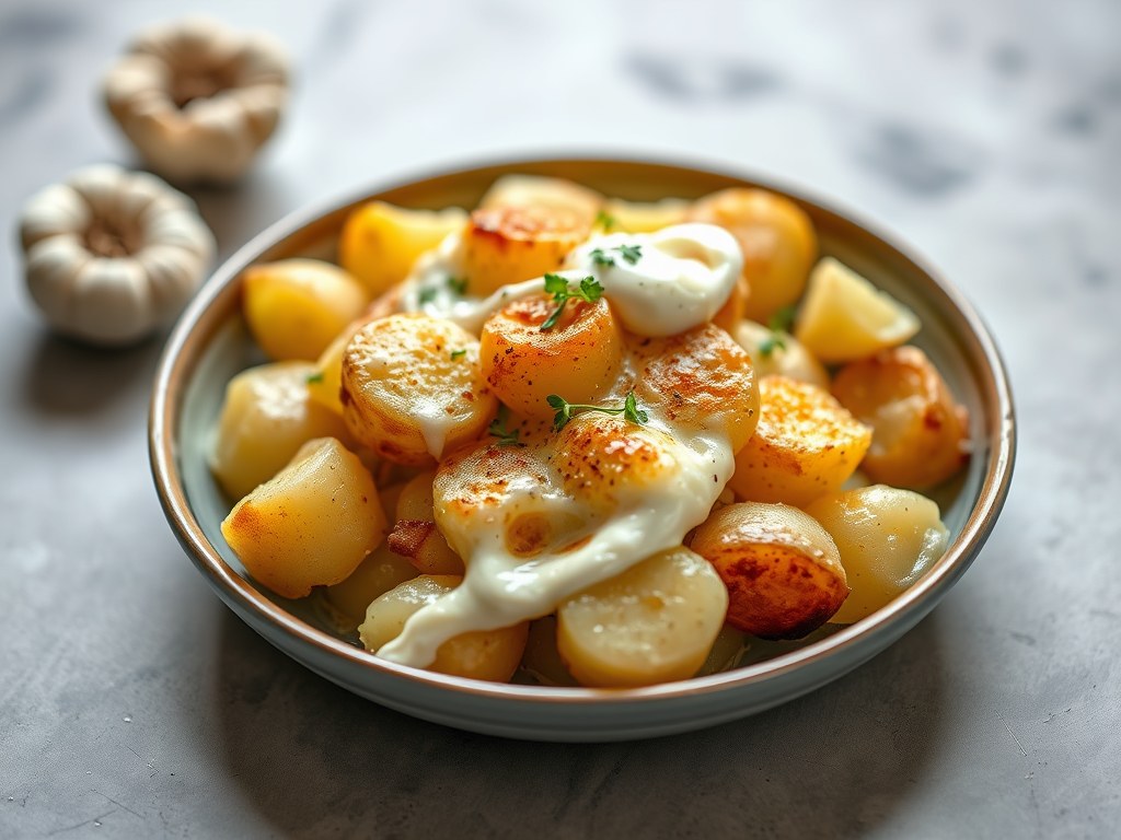 Gegratineerde Aardappels, AI-gegenereerde illustratie