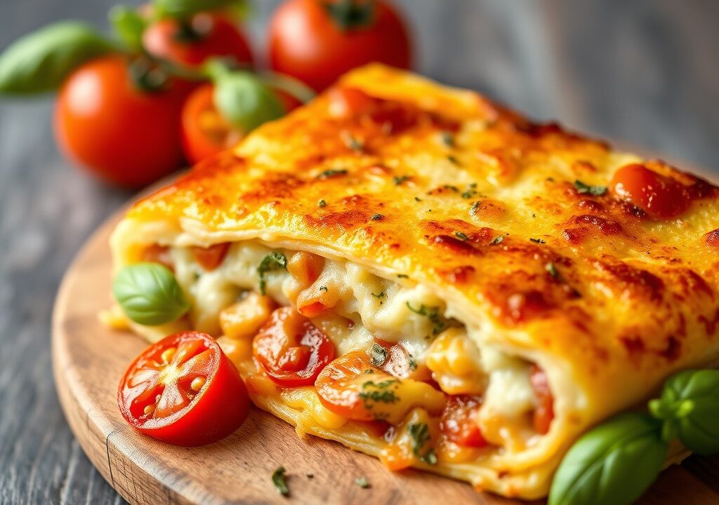 Gegratineerde makreelfilet — AI-gegenereerde illustratie