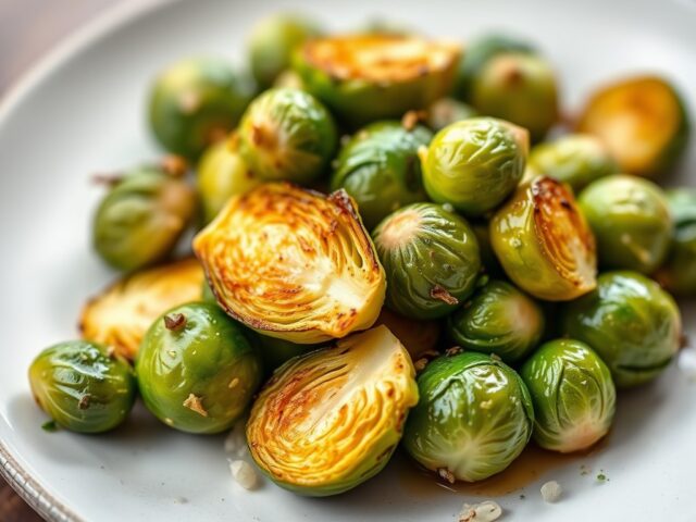 Gegrillde Spruitjes met Limoenzeste — AI-gegenereerde illustratie
