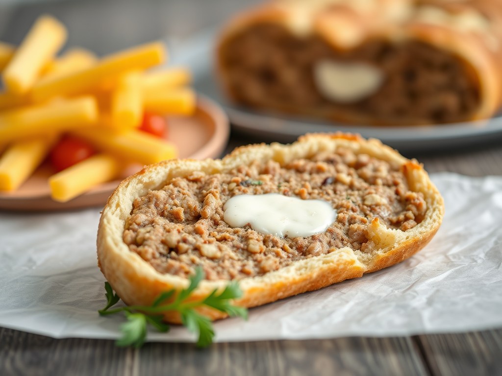 Gehaktbrood, AI-gegenereerde illustratie