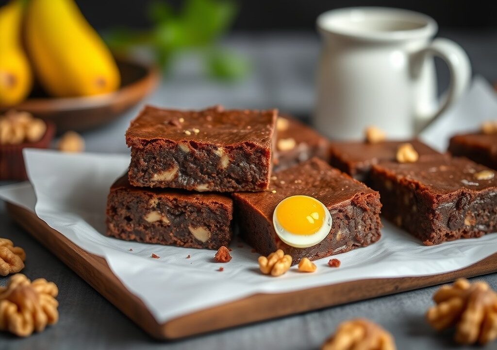 Gember Brownies — AI-gegenereerde illustratie
