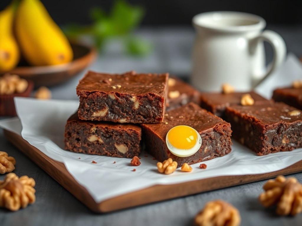 Gember Brownies, AI-gegenereerde illustratie