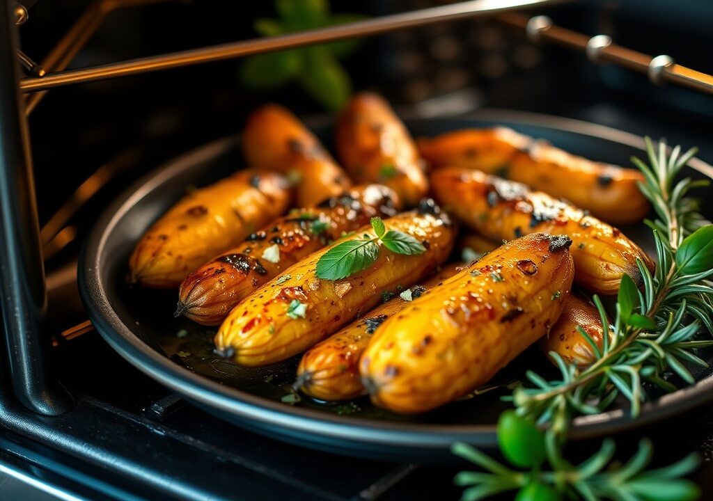 Geroosterde aardappeltjes uit de oven — AI-gegenereerde illustratie