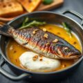 Geroosterde forel in een spekjasje