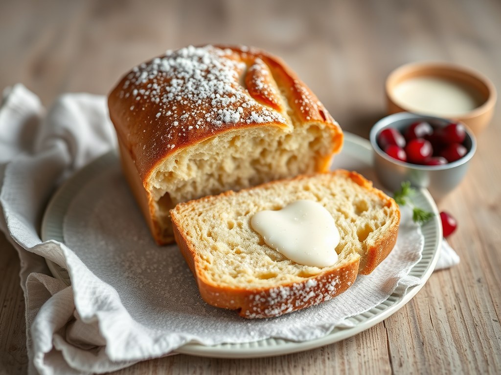 Gevuld paasvlechtbrood, AI-gegenereerde illustratie