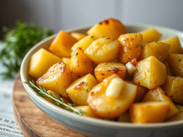 Gevulde aardappelen — AI-gegenereerde illustratie