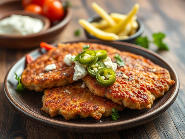Gevulde schnitzel — AI-gegenereerde illustratie