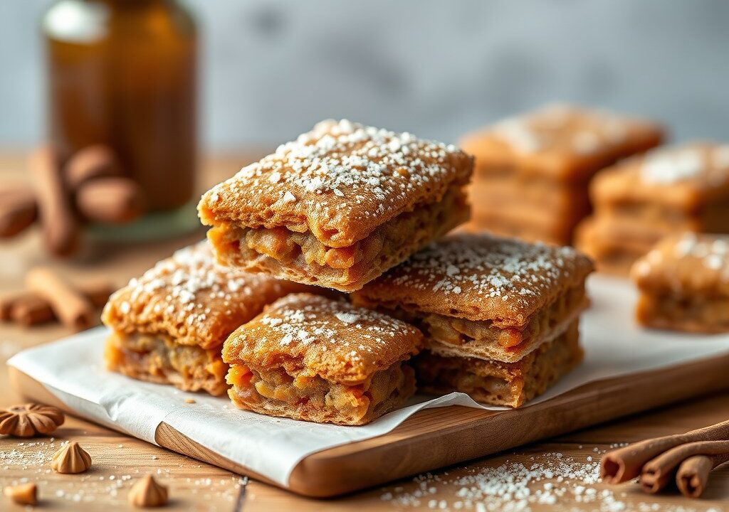 Gevulde speculaas — AI-gegenereerde illustratie