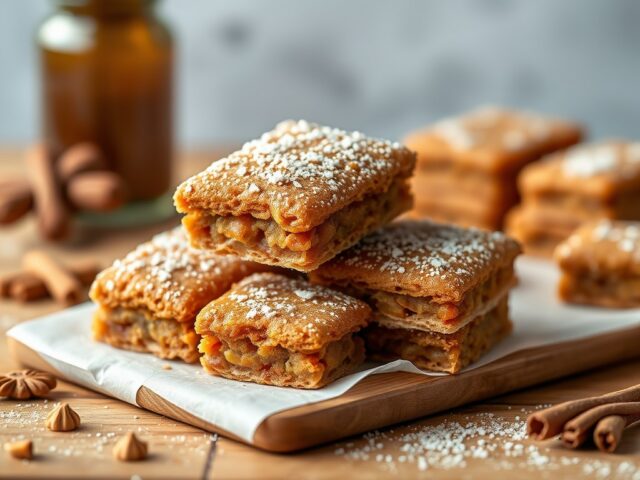 Gevulde speculaas — AI-gegenereerde illustratie